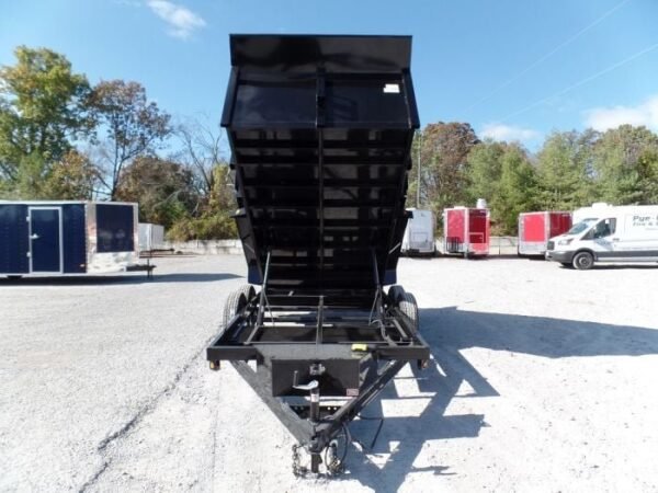 Hydraulic Dump Trailer 7×14 Landscape Equipment 3ft Sides - Image 5