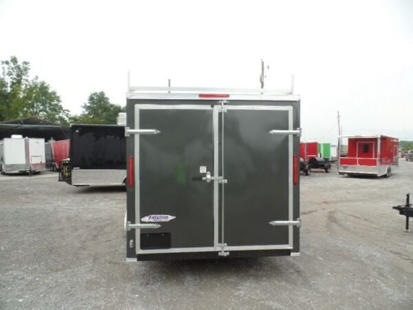 Enclosed Trailer 7’x12′ Single Axle 3500 lbs V-Nose Storage - Image 6