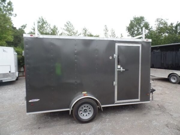 Enclosed Trailer 7’x12′ Single Axle 3500 lbs V-Nose Storage