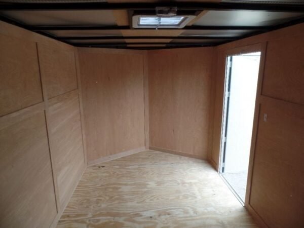 Enclosed Trailer 7’x12′ Single Axle 3500 lbs V-Nose Storage - Image 7