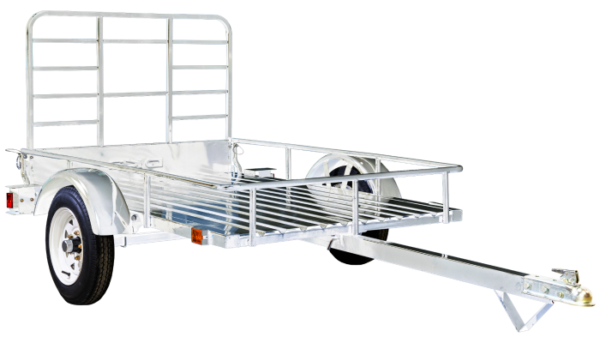 DK2 MMT4X6OG Open Rail Galvanized Utility Trailer